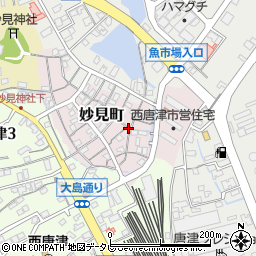佐賀県唐津市妙見町7164周辺の地図