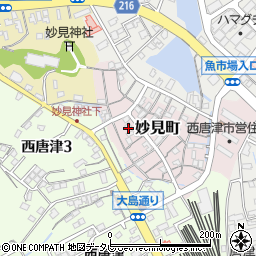 佐賀県唐津市妙見町7087周辺の地図