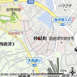 佐賀県唐津市妙見町7114-1周辺の地図