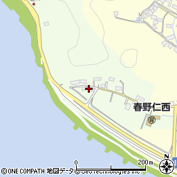 高知県高知市春野町西畑1879周辺の地図