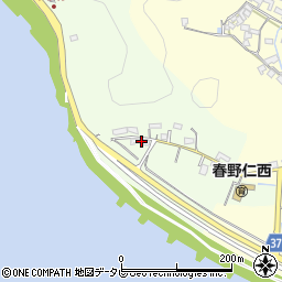 高知県高知市春野町西畑1879周辺の地図