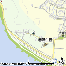 高知県高知市春野町西畑1885周辺の地図