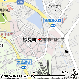 佐賀県唐津市妙見町7166周辺の地図