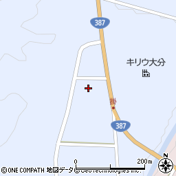 大分県宇佐市院内町香下1842周辺の地図