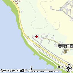 高知県高知市春野町西畑1871周辺の地図