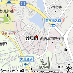 佐賀県唐津市妙見町7123-4周辺の地図