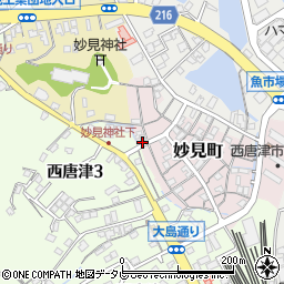 佐賀県唐津市妙見町7064周辺の地図
