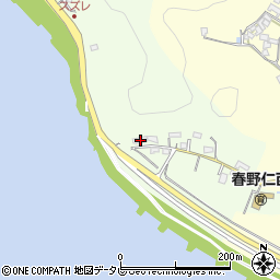 高知県高知市春野町西畑1870周辺の地図