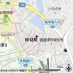 佐賀県唐津市妙見町7123-1周辺の地図