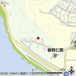 高知県高知市春野町西畑1882周辺の地図