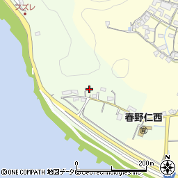 高知県高知市春野町西畑1874周辺の地図