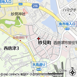 佐賀県唐津市妙見町7076周辺の地図