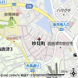 佐賀県唐津市妙見町7120周辺の地図