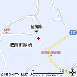 佐賀県唐津市肥前町納所丁-584周辺の地図