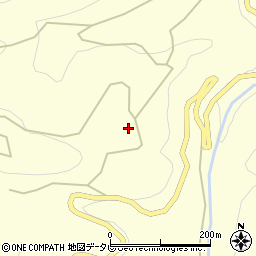 愛媛県大洲市平野町野田4357周辺の地図