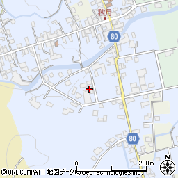 福岡県朝倉市秋月283周辺の地図