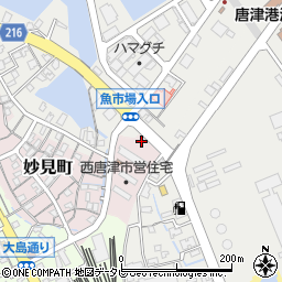 佐賀県唐津市妙見町7183-14周辺の地図