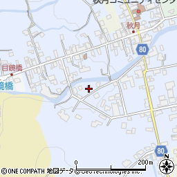 福岡県朝倉市秋月299周辺の地図