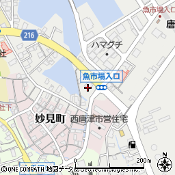 佐賀銀行西唐津支店周辺の地図