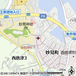 佐賀県唐津市妙見町7053周辺の地図
