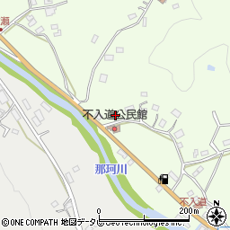 福岡県那珂川市不入道周辺の地図