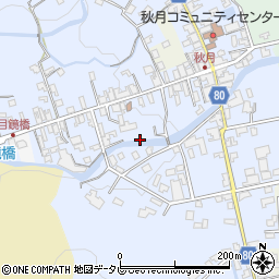 福岡県朝倉市秋月562周辺の地図