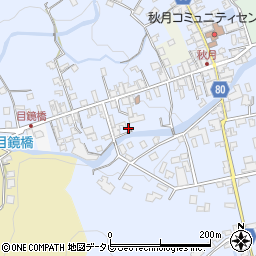 福岡県朝倉市秋月559-1周辺の地図