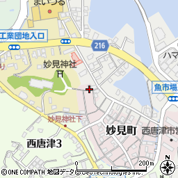 佐賀県唐津市妙見町7028-1周辺の地図