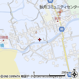 福岡県朝倉市秋月561-2周辺の地図