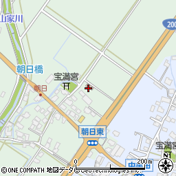 朝日東区高原公民館周辺の地図