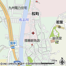 佐賀県唐津市桜町884-75周辺の地図