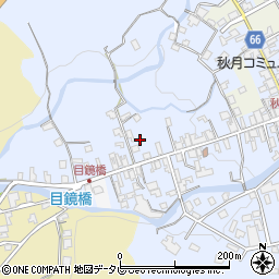 福岡県朝倉市秋月494-1周辺の地図