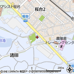 ヤンマーアグリジャパン株式会社　福岡推進部周辺の地図