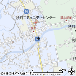 福岡県朝倉市秋月577周辺の地図