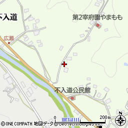 福岡県那珂川市不入道366周辺の地図
