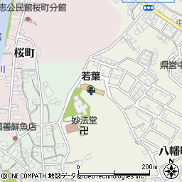 唐津市若葉保育所周辺の地図