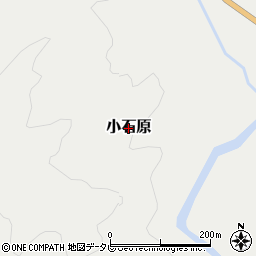 福岡県東峰村（朝倉郡）小石原周辺の地図