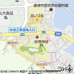 佐賀県唐津市藤崎通周辺の地図
