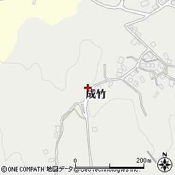 福岡県那珂川市成竹1008周辺の地図