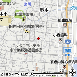 和歌山県東牟婁郡串本町串本周辺の地図
