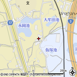 福岡県筑紫野市永岡1116周辺の地図