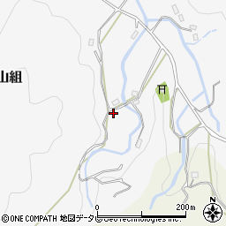 高知県高岡郡佐川町西山組409周辺の地図