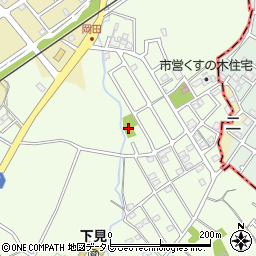 筑紫団地公園周辺の地図