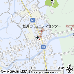 福岡県朝倉市秋月611周辺の地図