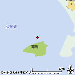 藤島周辺の地図