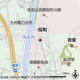 佐賀県唐津市桜町884-53周辺の地図