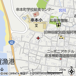 袋田・水道周辺の地図