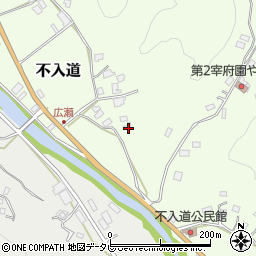 福岡県那珂川市不入道539周辺の地図