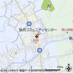 〒838-0001 福岡県朝倉市秋月の地図