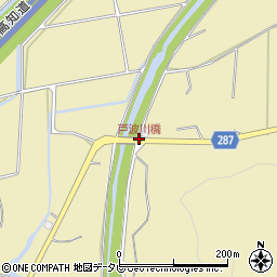 戸波川橋周辺の地図